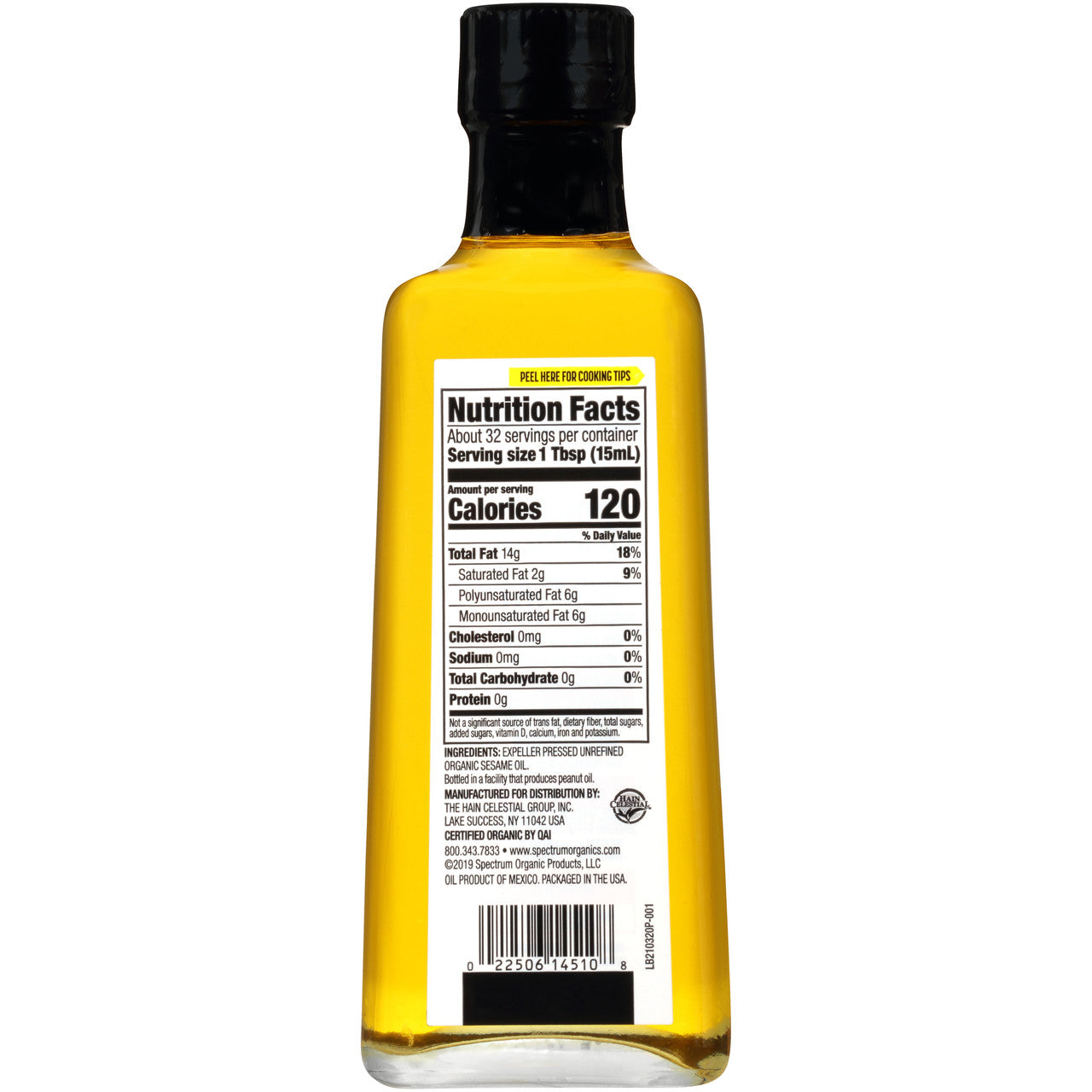 OG2 SPEC UNREF SESME OIL ( 12 X 16 OZ )
